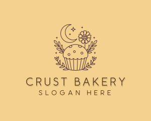 Floral Cupcake Bakery logo design