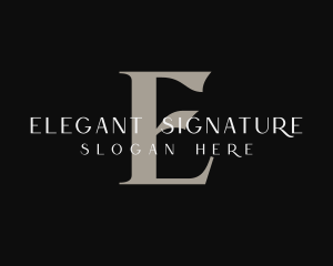 Elegant Aesthetic Fashion logo design