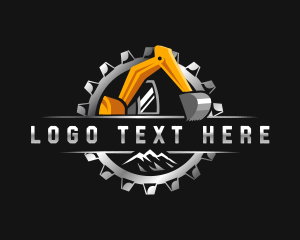 Excavator Mountain Cogwheel logo