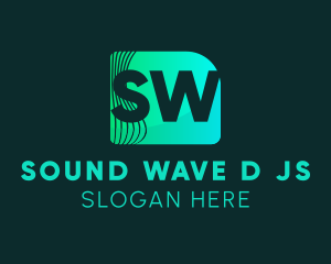 Digital Media Waves logo design