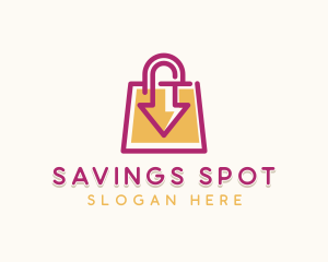 Arrow Shopping Bag logo