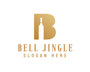 Fancy B Bottle logo design