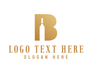 Fancy B Bottle logo