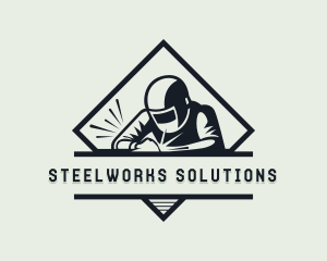 Automotive Machinist Welder logo design