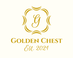 Golden Boutique Lettermark logo design