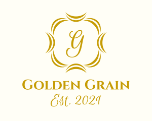 Golden Boutique Lettermark logo design