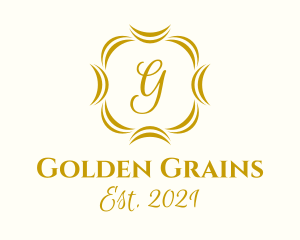 Golden Boutique Lettermark logo design