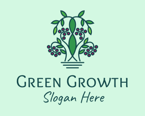 Farm Berry Plant logo design