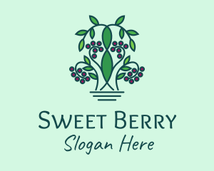 Farm Berry Plant logo design