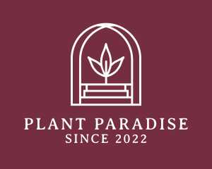 Plant Staircase Gardening  logo design