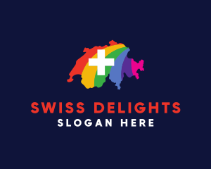 Switzerland Pride Rainbow logo