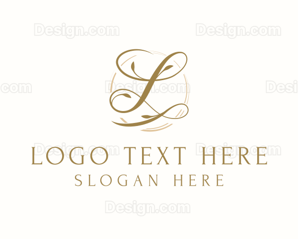 Elegant Floral Letter L Logo