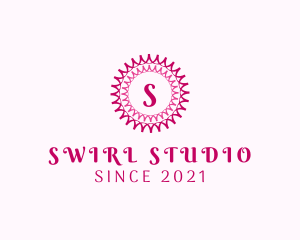 Swirl Flower Boutique logo design