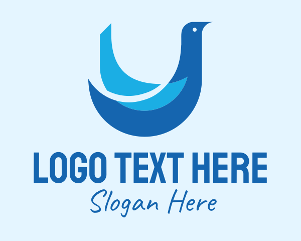 Peaceful logo example 4