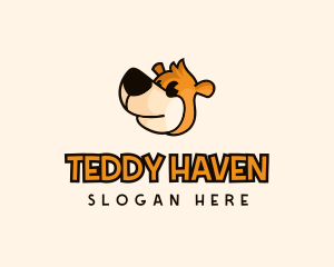 Teddy Bear Plushie logo design