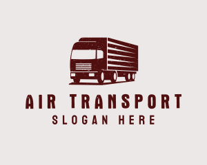 Rustic Courier Trucking logo design