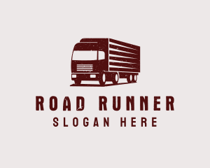 Rustic Courier Trucking logo design