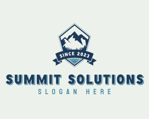 Travel Mountain Summit logo design