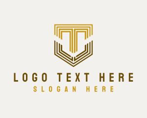 Creative Shield Company Letter T logo