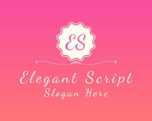 Ribbon Beauty Label logo design