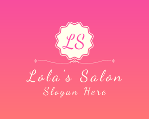 Ribbon Beauty Label logo design