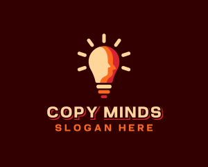 Light Bulb Mind logo design