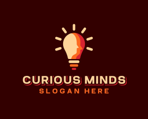 Light Bulb Mind logo design