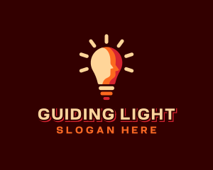 Light Bulb Mind logo design