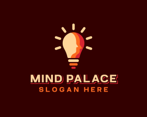 Light Bulb Mind logo design