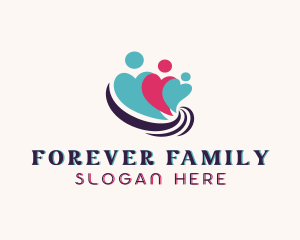 Heart Family Community logo design