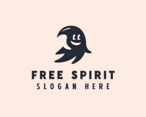 Spirit Ghost Creepy logo design