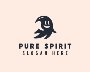 Spirit Ghost Creepy logo design