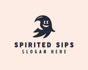 Spirit Ghost Creepy logo design