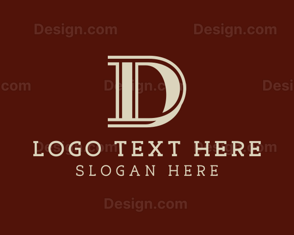 Legal Law Firm Letter D Logo