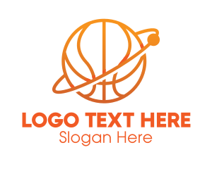 Basketball Sport Planet logo