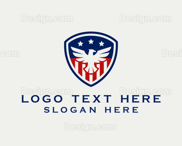 American Eagle Military Shield Logo