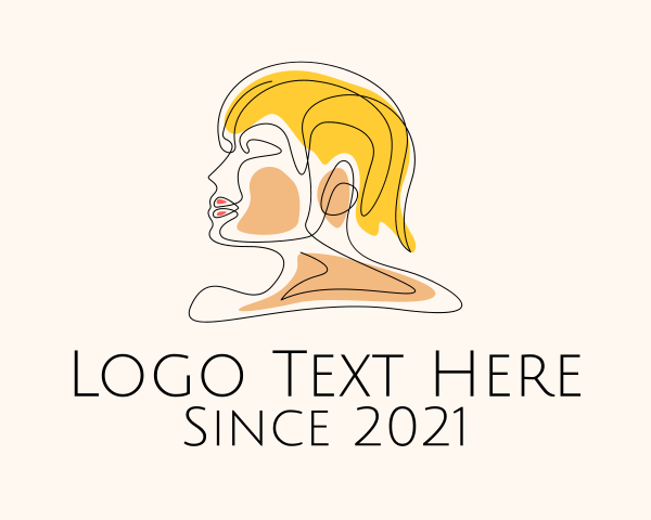 Hair Color logo example 4