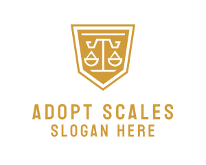 Legal Shield Scale logo design