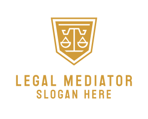 Legal Shield Scale logo design