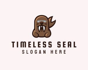 Angry Sea Lion logo design