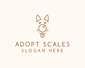 Pet Brown Dog logo design