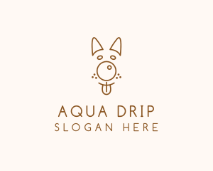 Pet Brown Dog logo design