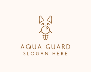 Pet Brown Dog logo design