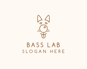 Pet Brown Dog logo design