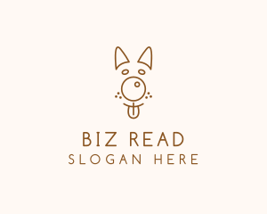 Pet Brown Dog logo design