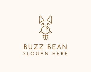 Pet Brown Dog logo design