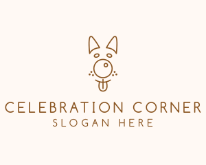 Pet Brown Dog logo design