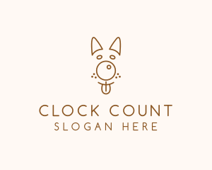 Pet Brown Dog logo design