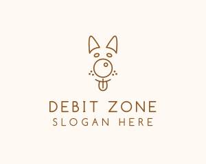 Pet Brown Dog logo design