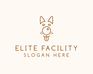 Pet Brown Dog logo design